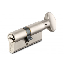 Цилиндр Kale 164SMC 40+10+40=90mm, никель, 5ключ, с вертушкой