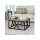 Журнальний столик Haught  із X-рамою