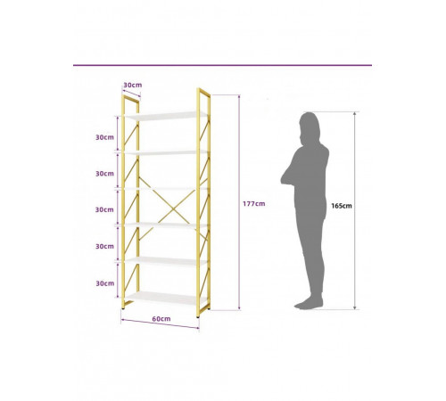 Офісний стелаж у стилі  MSMLOFT