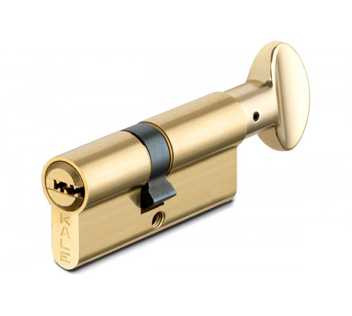 Цилиндр Kale 164SMС 45+10+45=100mm, латунь, 5 ключей, с вертушкой