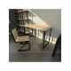 Стол в стиле Loft для офиса – 120×60×76 см.