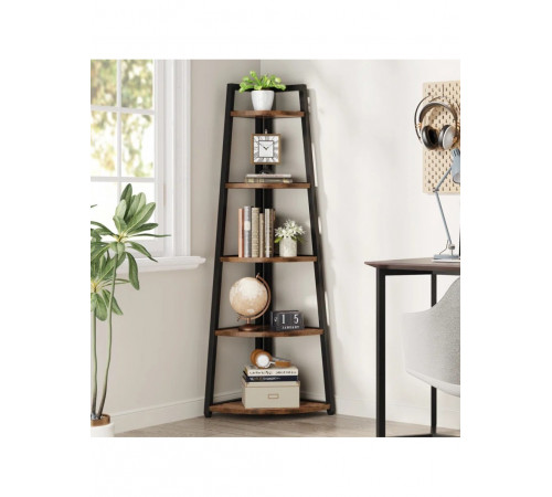 Стелаж Berks MSM — вузький 5-ярусний стелаж 178×66×25 см