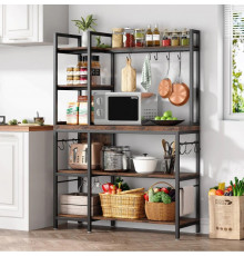 Стеллаж полка для хранения с ящиком 5-ярусный