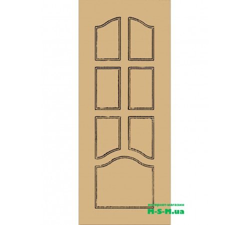 Міжкімнатні двері MSM 83 під фарбування