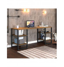 Письмовий стіл Innovare з 4 полицями, горіх