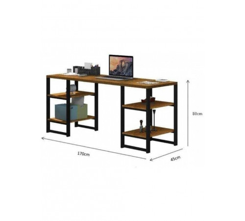 Письменный стол Innovare с 4 полками – MSMLOFT