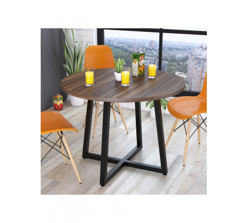 Круглий обідній стіл Бланк D1000 — MSMLOFT (Ø100)