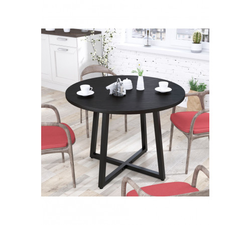 Круглий обідній стіл Бланк D1000 — MSMLOFT (Ø100)