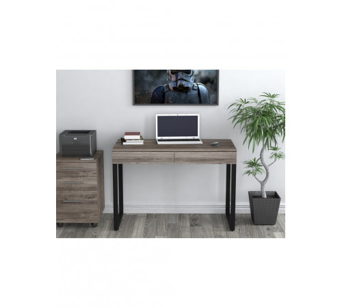 Письменный стол L-11 MSMLOFT – 110×55×75 см, стальная основа и ДСП.