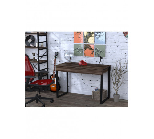 Письменный стол L-11 MSMLOFT – 110×55×75 см, стальная основа и ДСП.