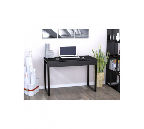 Письменный стол L-11 MSMLOFT – 110×55×75 см, стальная основа и ДСП.