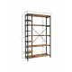 Стелаж Roan Etagere — 5 великих + 4 секторні полиці, 173,5×100×34 см