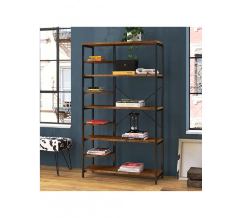 Стелаж Roan Etagere — 5 великих + 4 секторні полиці, 173,5×100×34 см