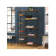 Стелаж Roan Etagere — 5 великих + 4 секторні полиці, 173,5×100×34 см