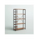 Стелаж Roan Etagere — 5 великих + 4 секторні полиці, 173,5×100×34 см