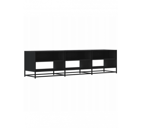 Тумба под телевизор MSMLOFT 180 см - черная.