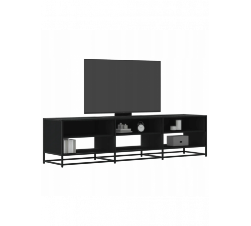 Тумба под телевизор MSMLOFT 180 см - черная.