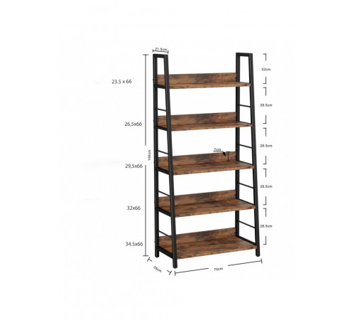 Стеллаж Keedy Ladder — Vintage Ladder, 150×70×35 см