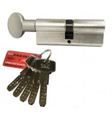 Цилиндр Kale BM 50х10х50=110 мм, никель, с вертушкой