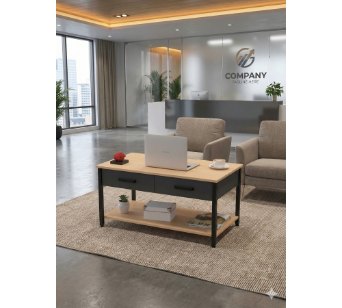 Журнальний столик L-6  з висувними шухлядами