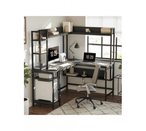 Комп’ютерний кутовий стіл Vouaux L‑подібний