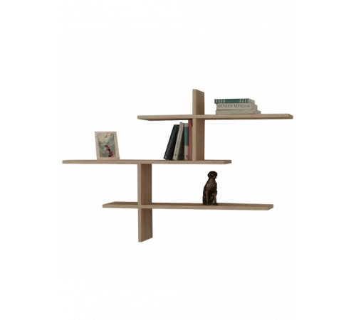 Настенная полка для книг LEO Oak