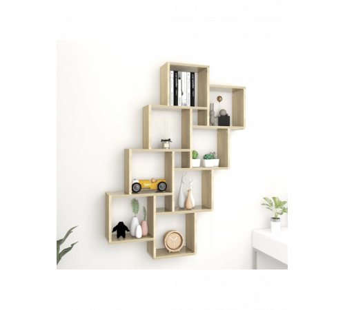 Полиця VidaXL 90×15 см дуб Сонома