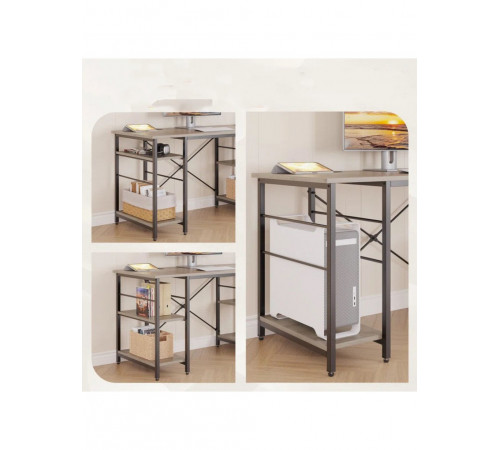 Письменный стол "Haigh" L-образной формы с полками