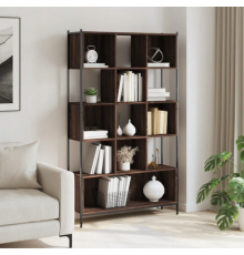 Стеллаж 102x28x172 см, коричневый