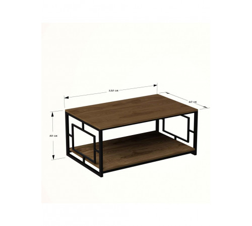 Журнальный столик GeoWood с полкой