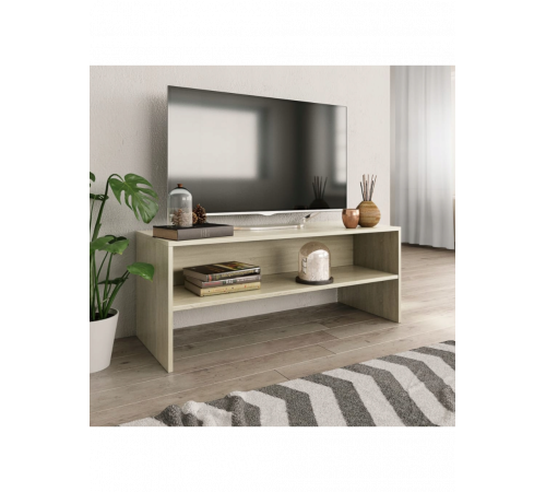 Тумба под телевизор – дуб Сонома, 100×40×40 см