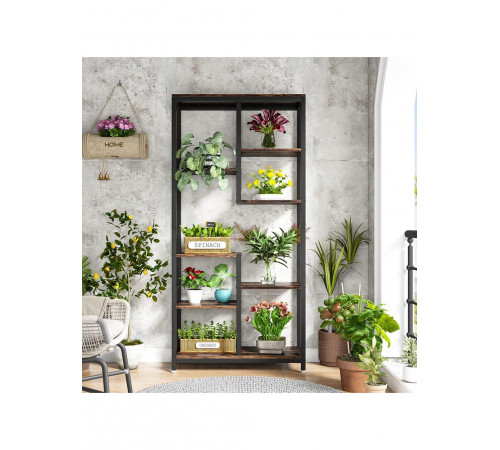 Стеллаж SKIFF 8, черного цвета, 8 полок