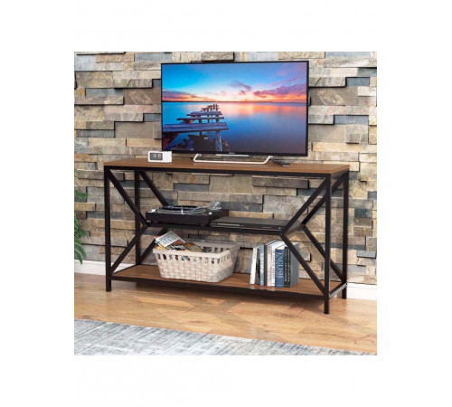 Тумба под телевизор MSMLOFT 130 см - металлический каркас.