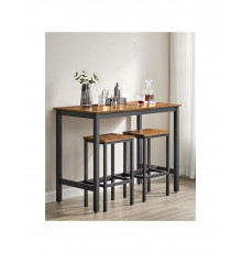 Барний стіл з барними стільцями