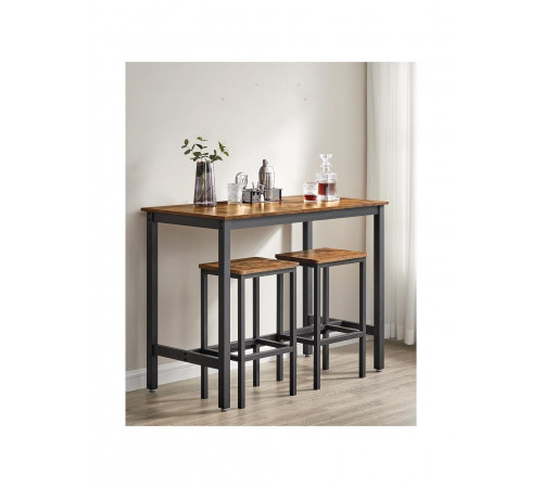 Барный стол с 2 барными стульями