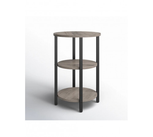 Круглый столик Mauch – 3-ярусные полки, 60×40 см.