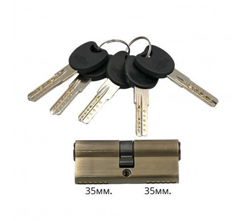 Цилиндр IMPERIAL ZC 70 35/35 AB ключ-ключ