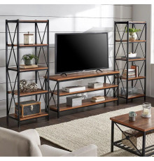 Metal Etagere TV Stand для телевизоров до 70"