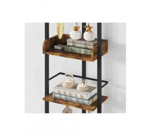 5-ярусний стелаж MSM – вузький та практичний стелаж із п'ятьма полицями.