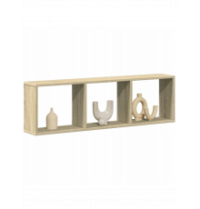 Настінна полиця, 100x16x30 см, дуб сонома