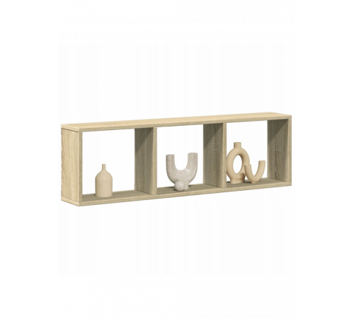 Настінна полиця 100×16×30 см дуб Сонома