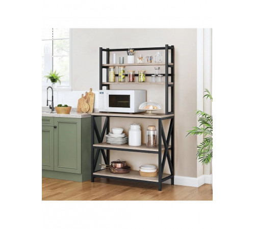 Кухонный стеллаж Modern Black — надежная лофт-конструкция, МСМ