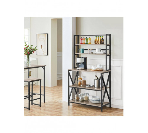 Кухонный стеллаж Modern Black — надежная лофт-конструкция, МСМ