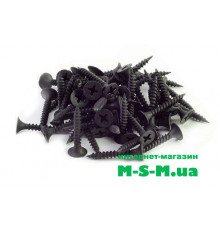 Саморез металл черный 3,5 x 25 мм. (упаковка 1000шт)