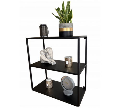 Настенная полка 3 уровня Hanging черный