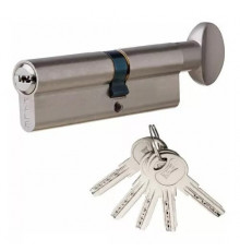 Цилиндр Kale 164 BM 30х10х40=80 мм, никель, с вертушкой, на длинной стороне