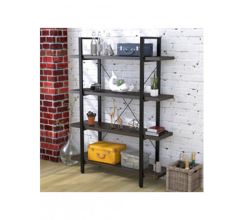 Стеллаж Сингл-4-120 MSMLOFT – стильный стеллаж в стиле лофт