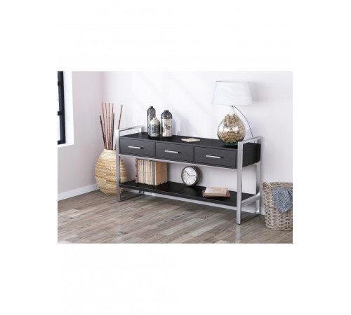 Консоль з ящиками L-145 Хром MSMLOFT