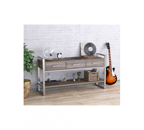 Консоль з ящиками L-145 Хром MSMLOFT