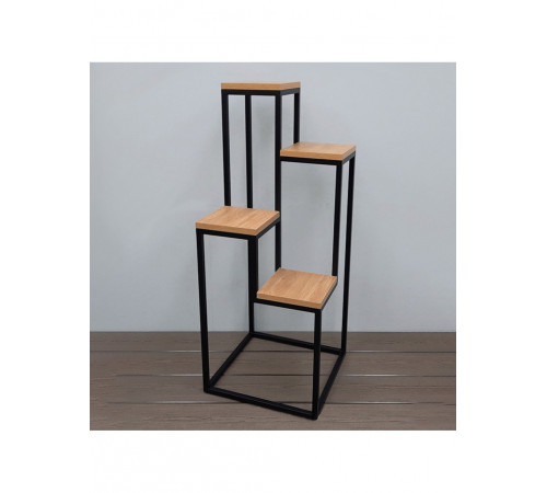 Металева підставка для квітів MSMLOFT із ДСП